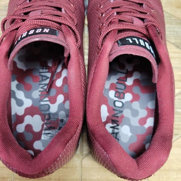 🔥 NoBull Low Superfabric Trainer Cabernet Red Mens Size 7.5 / Womens Size 9 - Picture 10 of 11